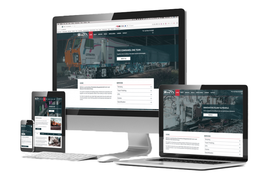 Five page layouts stacked horizontally in a carousel format